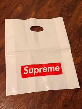 Supreme White Bag with Red Box Logo